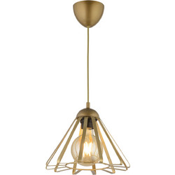 ARlight PDT 1255-1 AB Κρεμαστό Φωτιστικό Οροφής Μονόφωτο E27 Χρυσό Φ20cm 0113053