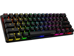 HyperX Alloy Origins 60 Μηχανικό Gaming Πληκτρολόγιο 60% με HyperX Red Διακόπτες RGB Black