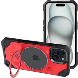 Θήκη κινητού Forcell Armor Mag Cover Compatible with MagSafe for iPhone 15 Red