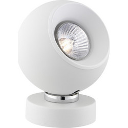 Φωτιστικό Κρεβατοκάμαρας Σποτ Tore 1xGU10 Max 50W Αλουμίνιο Λευκό