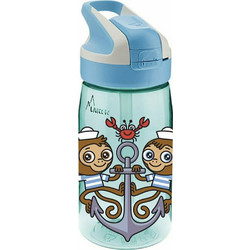 Laken Sailors Tritan Παιδικό Μπουκάλι Πλαστικό BPA Free με Καλαμάκι Γαλάζιο 450ml