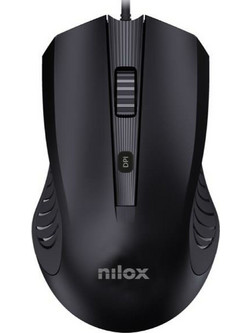 Nilox MOUSB1013 Ενσύρματο Ποντίκι Black