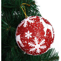 Σετ Χριστουγεννιάτικες Μπάλες 8cm 3τμχ - Christmas Balls 3pcs