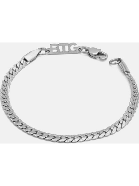 BTG Snake 4Mm Ασημί Βραχιόλι Από Ανοξείδωτο Ατσάλι BTG-531 Ασημί