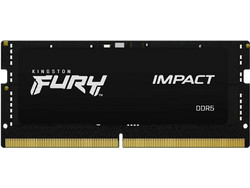 Kingston Fury Impact 16GB (1X16GB) DDR5 RAM 5600MHz C40 SoDimm Black KF556S40IB-16