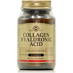 Solgar Collagen Hyaluronic Acid Complex 30 Ταμπλέτες
