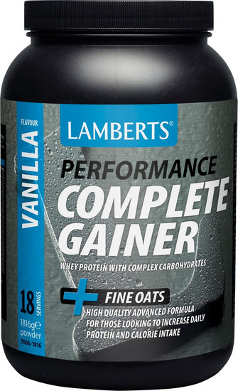 Πρωτεΐνη Lamberts Performance Complete Gainer Vanilla 1.82kg