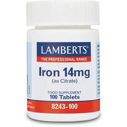 Lamberts Iron 14mg 100 Ταμπλέτες
