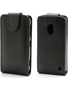Nokia Lumia 620 Leather Flip Case Black NL620LFCB OEM
