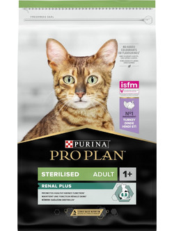 Purina Pro Plan Adult Sterilised Renal Plus with Turkey 1.5kg