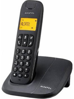 Alcatel Delta 180 Ασύρματο Τηλέφωνο με Ανοιχτή Ακρόαση Μαύρο