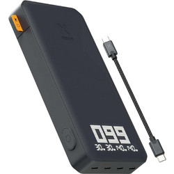 XTORM Titan Ultra LED USB-C-PD XB4 Series Powerbank 27K, 200W, 27.000mA για Notebook,Smartphones.Tablets - XT-XB403 - Midnight ΜΑΥΡΟ