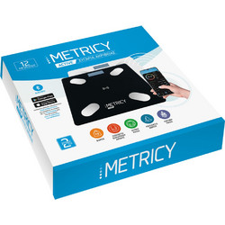 Metricy Active Black Smart Ζυγαριά με Λιπομέτρηση & Bluetooth