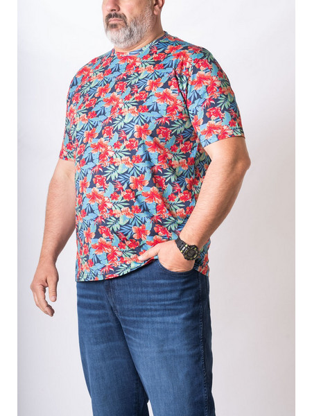 T-SHIRT Κ/Μ REDMOND BAMBAKERO ΕΜΠΡΙΜΕ. - MULTICOLOR