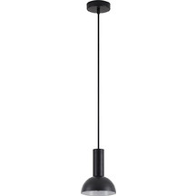 Home Lighting Κρεμαστό Φωτιστικό Οροφής Μονόφωτο E27 Μαύρο SE21-BL-4-MS3 77-8554