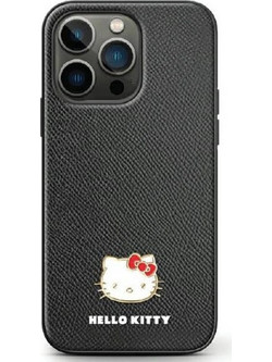 Hello Kitty Metal Logo Kitty Head Case for Samsung Galaxy Z Flip 5 - Black
