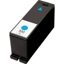 Συμβατό Μελάνι Εκτυπωτή InkJet Lexmark 100XL 14N1069E 600 Σελίδων 10ml Κυανό
