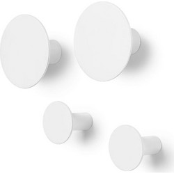 Blomus PONTO Κρεμάστρες Τοίχου PolyStone Σετ 4 Τμχ O8,5x7,3 - Lily White