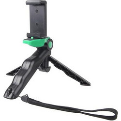 Portable Hand Grip / Mini Tripod Stand Steadicam Curve with Straight Clip for GoPro HERO 4 / 3 / 3+ / SJ4000 / SJ5000 / SJ6000 Sports DV / Digital Camera / iPhone , Galaxy and other Mobile Phone(Green