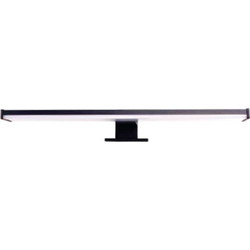 InLight Φωτιστικό καθρέπτη LED 8W 4000K από πλαστικό σε μαύρη απόχρωση 40cm (1047-Β)