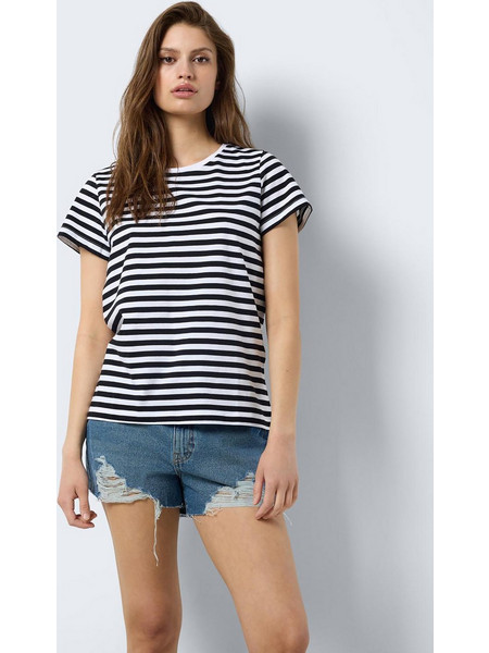 Γυναικείο t-shirt NMSTRIPE NATE S/S T-SHIRT JRS 27029605