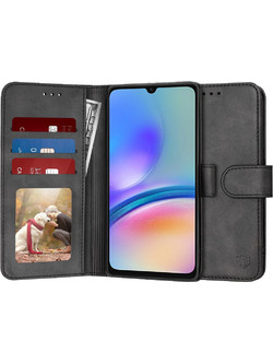Techsuit Diary Book Wallet Black (Samsung Galaxy A05s)