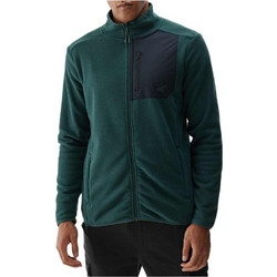 4F Ανδρική Ζακέτα Fleece με Φερμουάρ Κυπαρισσί 4FWAW24TFLEM250-40S