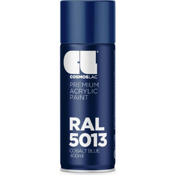 Cosmoslac Premium Acrylic Paint Σπρέι Βαφής Cobalt Blue RAL5013 Gloss 400ml