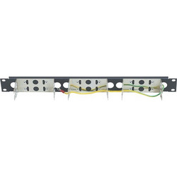 Central PANEL 19" ΓΙΑ ΕΩΣ 6 ΟΡΙΟΛΩΡΙΔΕΣ 10 ΖΕΥΓΩΝ (Τ. KRONE) 1U 80-84-432/C