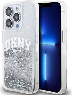 Θήκη Κινητού DKNY Liquid Glitter Arch Logo for Apple iPhone 14 Pro TPU Clear