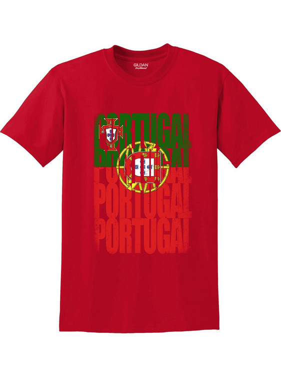 Gildan Portugal Παιδική Μπλούζα Κόκκινο