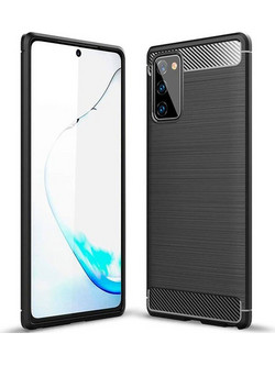 Ancus Carbon Series Back Cover Black (Samsung Galaxy Note 20 5G)