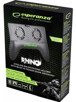 Esperanza Rhino EGG101 Gamepad & Powerbank 2200mAh(Βάση για smartphone με ψύκτρα and powerbank 2000mAh)