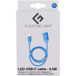 Floating Grip Καλώδιο USB-C to USB-C 0.5m Μπλε