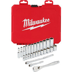 Milwaukee Καρυδάκια 1/4" Σετ 28 Τμχ Σε Κασετίνα 4932464943