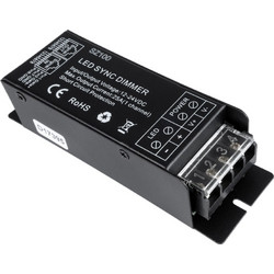 GLOBOSTAR(R) 73311 CORE Dimmer 1CH DC 12-24V 25A 600W Max IP20 - RF 2.4GHz Ασύρματο Χειριστήριο + RJ45 Wired Sync (Master/Slave) - M12.7xΠ4.1xΥ3.2cm