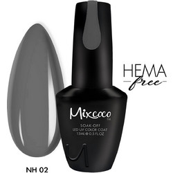 Mixcoco NH-002 Ημιμόνιμο Βερνίκι Νυχιών 15ml