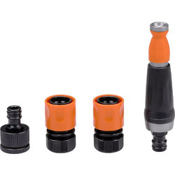 Σετ Ακροφύσιο Εκτόξευσης Νερού Black+Decker - 4 τεμάχια 8424821000000000
