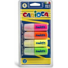 CARIOCA ΜΑΡΚΑΔΟΡΟΙ ΥΠΟΓΡΑΜΜΙΣΗΣ 4 ΤΕΜ. 42868