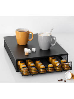 Θήκη Για Κάψουλες Καφέ (26x34.8x6.5) F-V Mayaj Black 189682