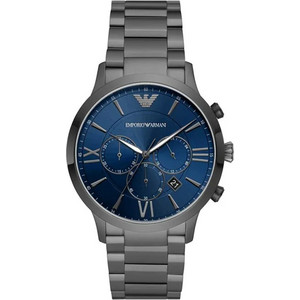Emporio Armani Giovanni Ανδρικό Ρολόι Χρονογράφος με Γκρι Μεταλλικό Μπρασελέ AR11348