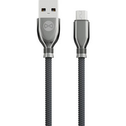 Καλώδιο Forever Tornado USB σε Micro-USB 1m 3A, μαύρο