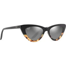 Maui Jim Lychee MJGS891 02 Γυναικεία Γυαλιά Ηλίου Cat Eye Κοκάλινα Μαύρα Ταρταρούγα με Μαύρο Polarized Φακό