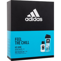 Adidas Ice Dive Eau de Toilette 50ml + Shower Gel 250ml
