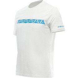 T-Shirt Dainese Stripes light grey/directoire blue