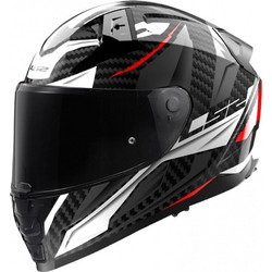 LS2 FF811 Vector II Carbon Savage White Red Grey Κράνος Μηχανής Full Face 1300gr