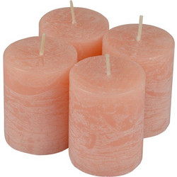 Κεριά (Σετ 4τμχ) L-C Rustique Powder Pink 6BPC128RP