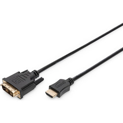 Digitus Καλώδιο HDMI 1.4 HDMI Male to DVI-D Male 2m Black