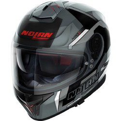 Nolan N80.8 Special 76 N-com Staple Flat Black / White Κράνος Μηχανής Full Face 1640gr