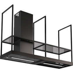 Faber T-Shelf EV8 BK Matt A180 Απορροφητήρας Νησίδα-Οροφής 180cm Μαύρος